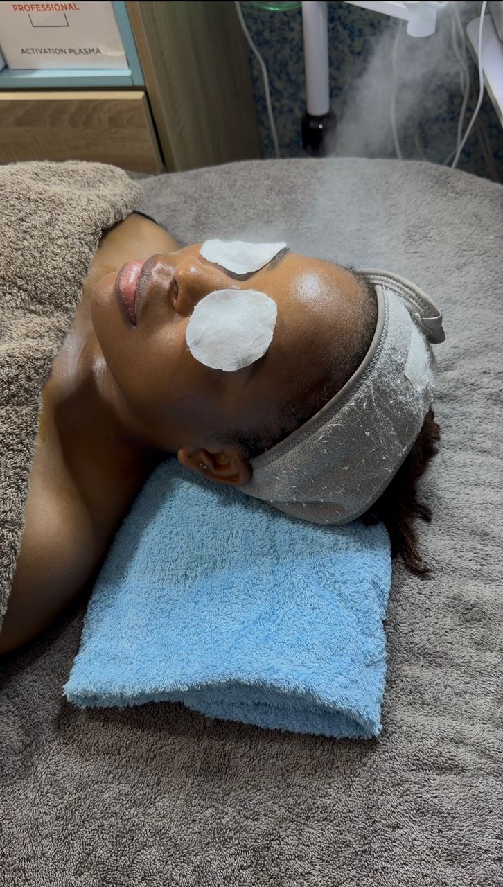 Luxury facial treatment at Body Affairs studio, Tamale Ghana
